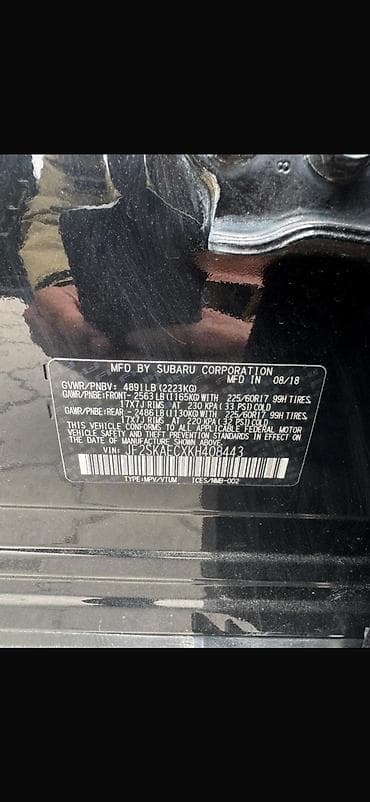форео: Subaru Forester: 2018 г., 2.5 л, Автомат, Бензин — 10