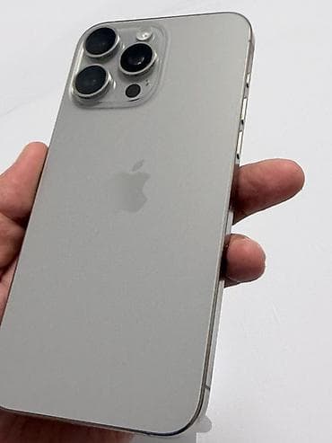 обс: IPhone 15 Pro Max, Б/у, 1 ТБ, Natural Titanium, Защитное стекло, Чехол, 94 % — 5