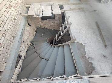 бетонные лесницы: Бетонная лестница Для дома, Форма лестницы: Прямая, Стиль: Модерн — 7