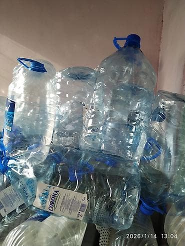 20 шт. Чистые пластиковые бутыли из под воды, объем 10 л "Corona"