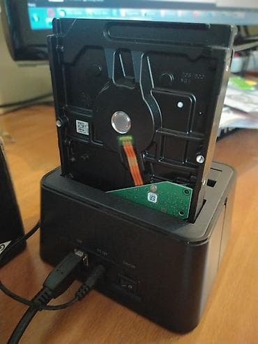 station: Подключение жёсткого диска через usb. Док-станция wavlink на два — 4
