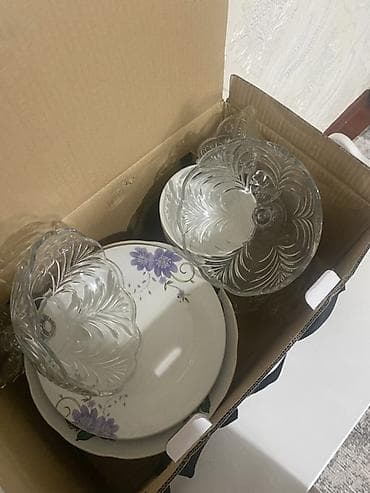 кухонный набор посуды: Набор посуды и сервировочных аксессуаров Состав: - Стеклянные — 2