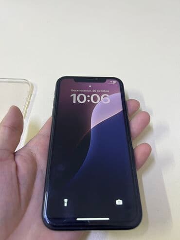 купить бу iphone x: IPhone Xr, Колдонулган, 64 ГБ, Кара, Каптама, 86 % — 3