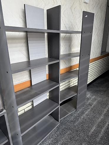 Кеңсе эмереги комплекттери: Кеңсе эмереги комплекти, Шкаф, ДСП, түсү - Боз — 3