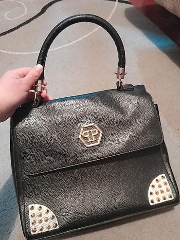 mark jakobs: Женская сумка-тоут/сумка в руку, черная - Материал: фактурная экокожа — 1