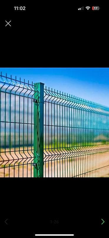 заборная сетка гиттер: Сетка гиттер, Длина: 3 м, Новый — 8