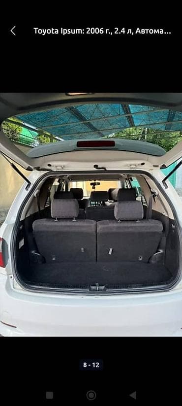 Продажа авто: Toyota Ipsum: 2006 г., 2.4 л, Автомат, Бензин, Минивэн — 7