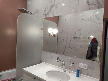 glass: Душевая кабина, перегородка. душевая перегородка, закалённое стекло — 9