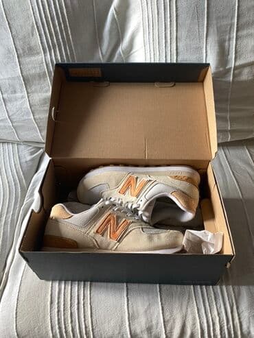 шерстяные кофты женские больших размеров: Кроссовки, 37, 37.5, 38, New Balance, Новый, цвет - Бежевый, Самовывоз — 5