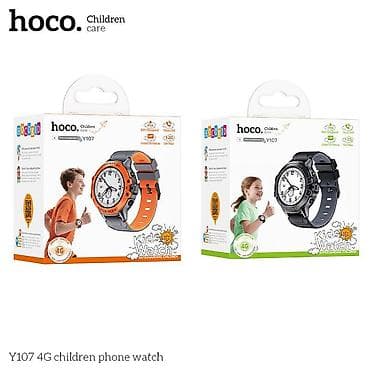 Детские смарт-часы-телефон HOCO (серии Y106 и Y107) с поддержкой 4G -