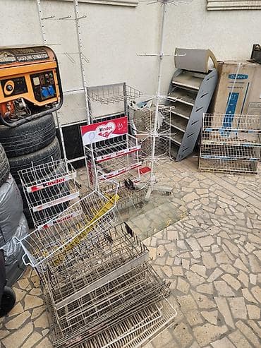 бу стелаж: Торговое оборудование для магазина Комплект витрин и стоек для — 2