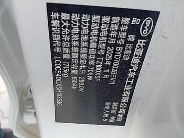BYD: BYD E2: 2025 г., Электромобиль — 2