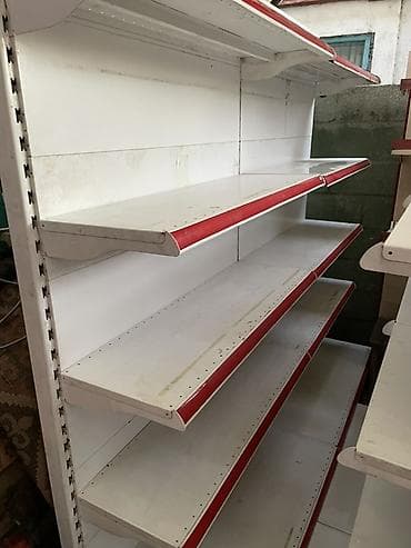 Соода жабдуулары: Торговый стеллаж металлический - Конструкция: пристенный модуль с — 2