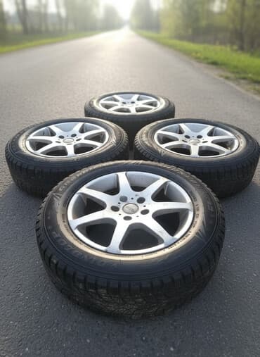 р13 шина: Колеса в сборе 215 / 65 / R 16, Зимняя шипованная, Комплект, Легковые, Литые, отверстий - 5 — 1