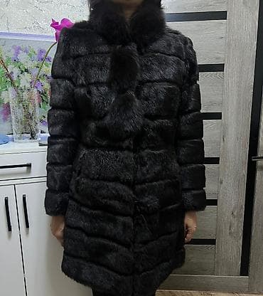 Шуба, Норка, По колено at lalafo.kg Шуба, Норка, По колено