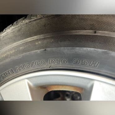 колёса на матиз: Колеса в сборе 215 / 60 / R 16, Лето, Б/у, Комплект, Легковые, Литые, отверстий - 5 — 6