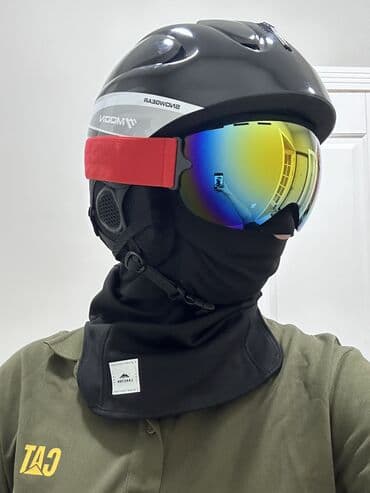 коньки edea: Новая Горнолыжная/сноубордическая маска с зеркальными линзами + чехол — 2