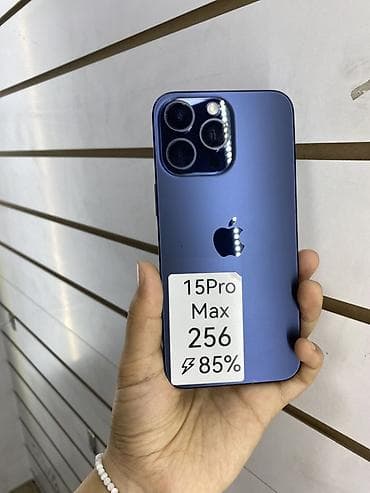IPhone 15 Pro Max, 256 ГБ, Blue Titanium, 85 %