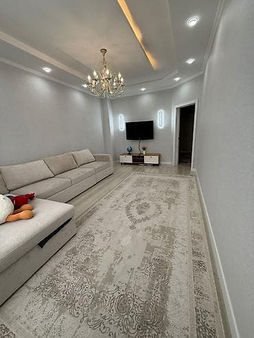 70: 2 комнаты, 70 м², Джал мкр (в т.ч. Верхний, Нижний, Средний) Элитка, 13 этаж, Евроремонт — 5
