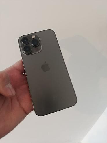 Аудиотехника: IPhone 13 Pro, Колдонулган, 256 ГБ, Графит, 77 % — 3