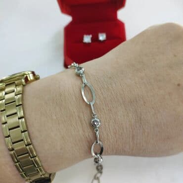 свадебные платья от производителя: Серебряный Браслет+ гвоздики Серебро 925/ пробы Дизайн Италия Цена за — 4