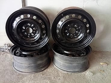 r16 c: Железные Диски R 16 Toyota, Комплект, отверстий - 5, Б/у — 1