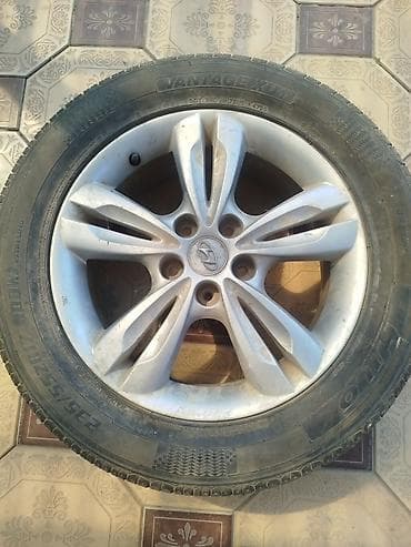 getz 2: Колеса в сборе 235 / 55 / R 20, Всесезонная, Б/у, 1 шт, Внедорожные (АТ/МТ), Литые, отверстий - 5 — 1
