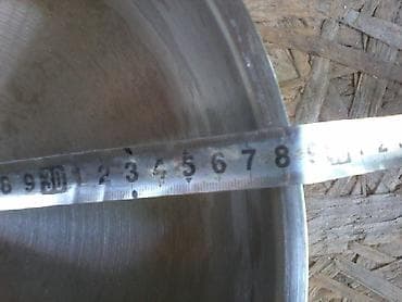 стальная сковорода бишкек: Сковорода из нерж.стали с ручкой, 36х6см, диаметр-36см, высота-6см, на — 3