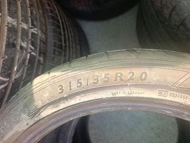 полик резиновый: Шины 315 / 35 / R 20, Лето, Б/у, Пара, Легковые, Германия, DUNLOP — 2