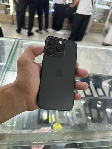 IPhone 14 Pro, Б/у, 256 ГБ, Черный, Кабель, 79 %