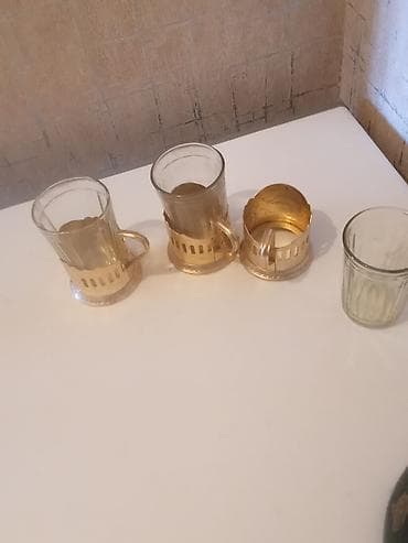 Подстаканники с граненными стаканами.0/705/26/74/73/