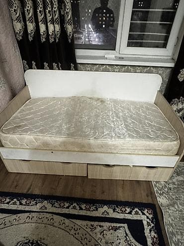 Офисная мебель: Кровать-тахта детская с ящиками для хранения - Компактная — 3