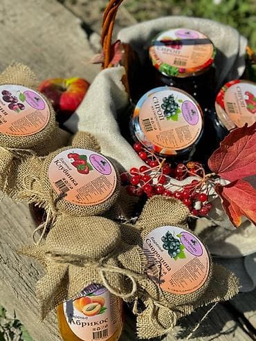 семичка джин: Домашние варенья и ягодные сиропы «Вкусняшка плюс» Ассортимент: - — 6