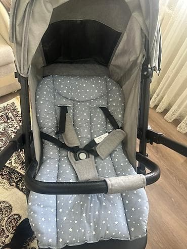 коляски для ребёнка: Коляска, цвет - Серебристый — 4