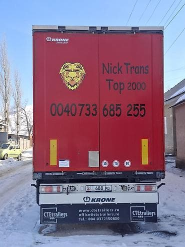 mercedes w221: Прицеп, Krone, Тентованный — 2