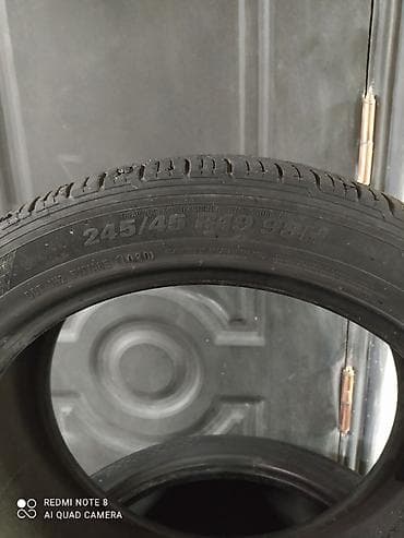 летние: Шины 245 / 45 / R 19, Лето, Б/у, Комплект, Внедорожные (АТ/МТ), Корея, Kumho — 3