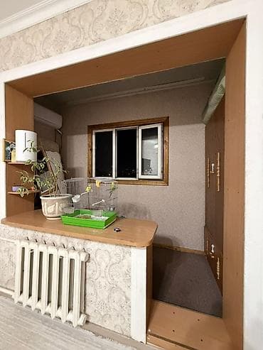 квартира ош купит: 1 комната, 43 м², 106 серия, 7 этаж, Евроремонт — 3
