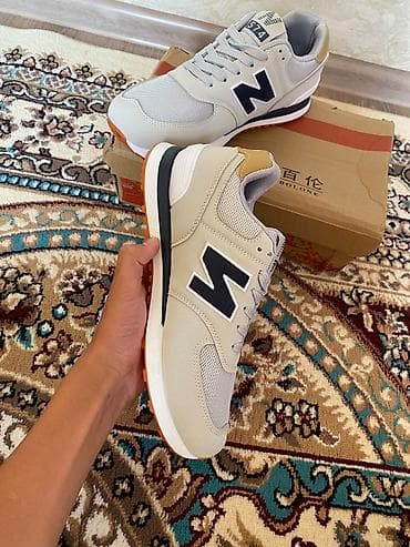 Жеке буюмдар: Эркектердин кроссовкасы, 41, 42, New Balance, Жаңы, түсү - Боз, Акысыз жеткирүү — 5