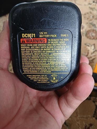 батарейка крона: Аккумуляторы DeWALT DC9071 XRP 12V — комплект из 2 штук - Тип — 3