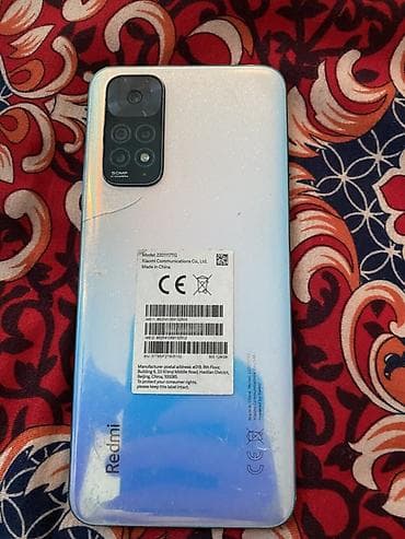 dj controller: Redmi, Redmi Note 11, Новый, 128 ГБ, цвет - Голубой, 2 SIM, eSIM — 2
