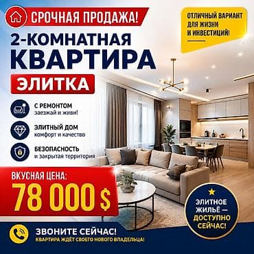 ПРОДАЕТСЯ 2-КОМНАТНАЯ КВАРТИРА! ЖК Aura от Альфа Строй Площадь: 49
