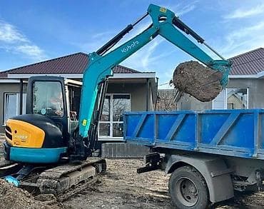 Кызматтар: Экскаватор кызматтары | Дүмүрлөрдүн тамырларын жулуп салуу — 1