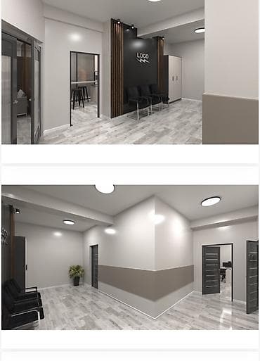 Аренда офисов, 70 м², В жилом комплексе, С отдельной кухней