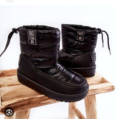 зимние сапоги: Уггилер, 37.5, Big Star, Жаңы, түсү - Кара, Өзү алып кетүү, Акысыз жеткирүү, Акылуу жеткирүү — 1
