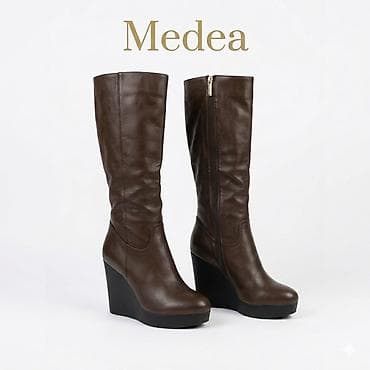 Сапоги Medea на танкетке Еврозима Состояние: немного бу. Одевали один