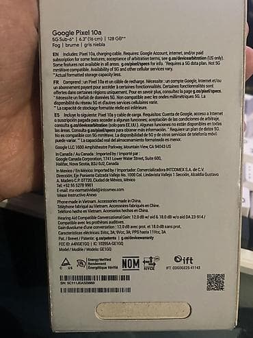 Google: Google Pixel 10, Новый, 128 ГБ, цвет - Белый, 2 SIM, eSIM — 2