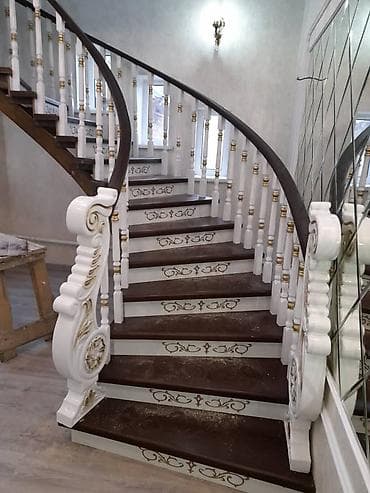 Агач тепкичилер: Изготовление и монтаж изделий из массива дерева под заказ. Что — 7