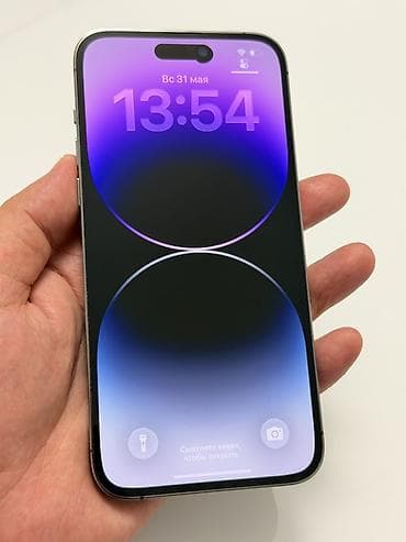 apple iphone 14 pro max: IPhone 14 Pro Max, Б/у, 128 ГБ, Deep Purple, Защитное стекло, Чехол, 87 % — 6