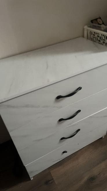 Полки, стеллажи: Комод для одежды, Без зеркала, ЛДСП, цвет - Белый — 3