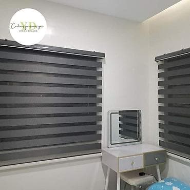 projector screen: Рулонные шторы «Зебра» (day/night) Адрес: рынок Элитстрой, Дэн — 4